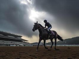 Wild Thunderstorm at the Durban July Handicap photo