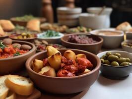 The Thrilling Tapestry of a Tapas Spread photo