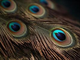 Painted Skies in a Peacock's Feather photo