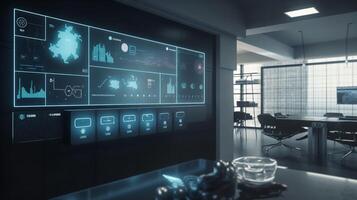 Virtual AI Assistant in Smart Home Environment photo