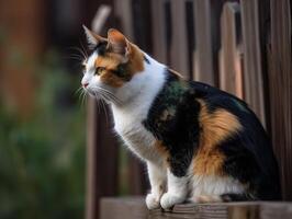 The Calico Queen Surveying Her Domain photo