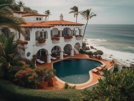 Beachfront Villa Mansion photo