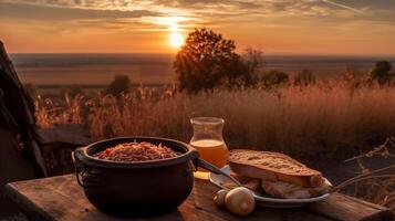 Golden Fields and Hungarian Goulash photo