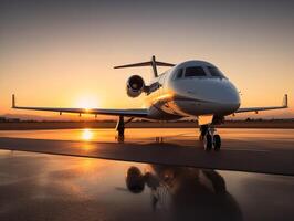 elegante diseño de el cessna citación latitud chorro foto