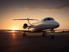 elegante diseño de el cessna citación latitud chorro foto