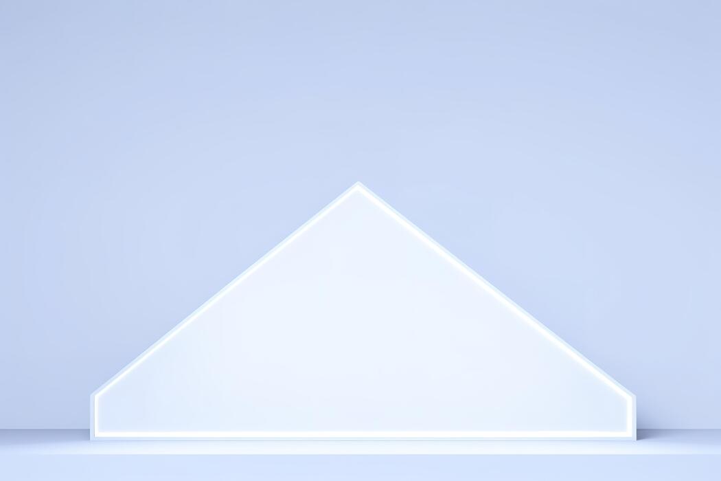 Triangle Packaging Box Template Stock Photos, Images and Backgrounds