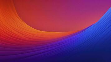 two tone orange and purple and blue gradient, beautiful, simple , smooth, generate ai photo