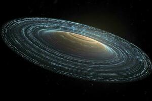 Using advanced imaging techniques to capture the detailed structure of the Sombrero Galaxy, a spiral galaxy located in the constellation Virgo, generate ai photo