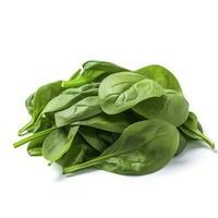 Spinach leaves close up, generate ai photo