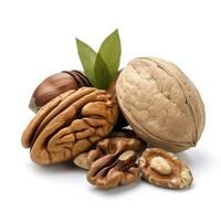 walnut healthy solid delicious edible, generate ai photo