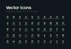 Useful Vector Icon Design For Your Project