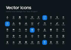 frio y minimalista ui ux vector icono embalar, un genial elección a enriquecer tu diseño Mira