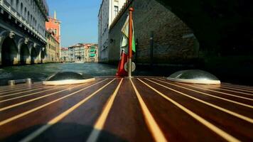Venice Canal Water Taxi. Venice Canals Tour by Boat. Venice, Italy. video
