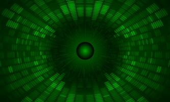Modern Holographic Globe on Technology Background vector