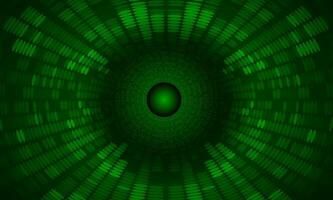Modern Holographic Globe on Technology Background vector