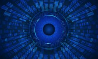 Modern Holographic Globe on Technology Background vector