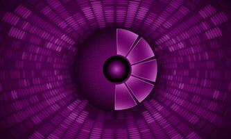 Modern Holographic Globe on Technology Background vector