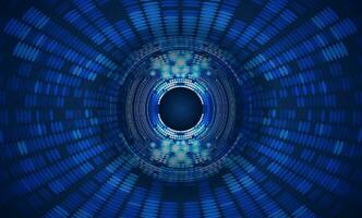 Modern Holographic Globe on Technology Background vector