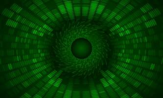 Modern Holographic Globe on Technology Background vector