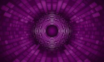 Modern Holographic Globe on Technology Background vector