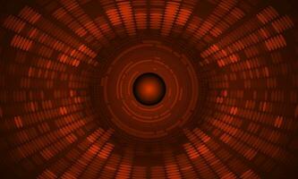Modern Holographic Globe on Technology Background vector
