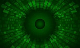 Modern Holographic Globe on Technology Background vector