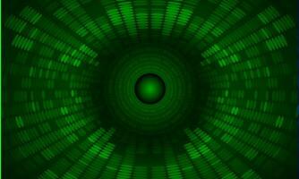 Modern Holographic Globe on Technology Background vector