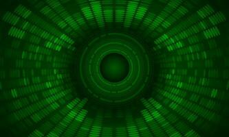 Modern Holographic Globe on Technology Background vector