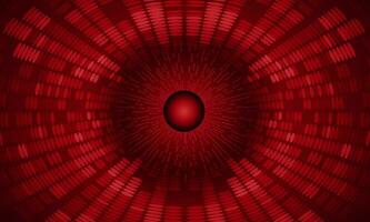 Modern Holographic Globe on Technology Background vector