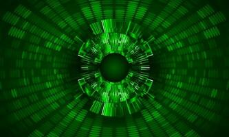 Modern Holographic Globe on Technology Background vector