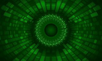 Modern Holographic Globe on Technology Background vector