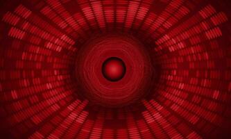 Modern Holographic Globe on Technology Background vector