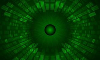 Modern Holographic Globe on Technology Background vector