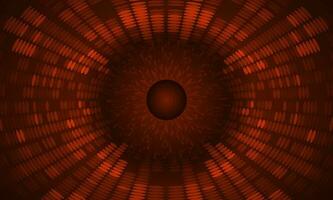 Modern Holographic Globe on Technology Background vector