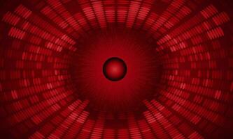 Modern Holographic Globe on Technology Background vector
