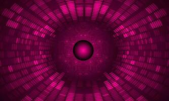 Modern Holographic Globe on Technology Background vector