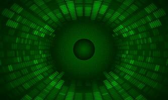 Modern Holographic Globe on Technology Background vector