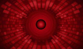 Modern Holographic Globe on Technology Background vector