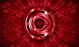Modern Holographic Globe on Technology Background vector