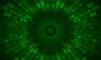 Modern Holographic Eye on Technology Background vector