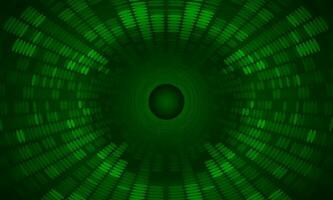 Modern Holographic Eye on Technology Background vector