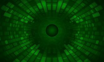 Modern Holographic Eye on Technology Background vector