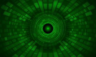 Modern Holographic Eye on Technology Background vector