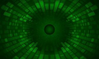 Modern Holographic Eye on Technology Background vector