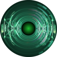 recorte de ojo de tecnología moderna png