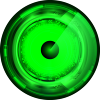 recorte de ojo de tecnología moderna png