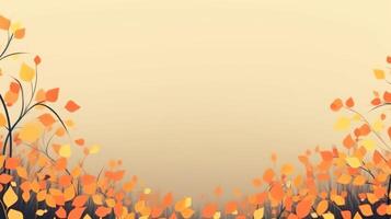 Autumn Fall leaves background. Illustration photo