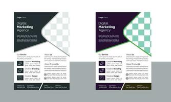 business flyer templates free download, Corporate Business Marketing Agency Flyer vector