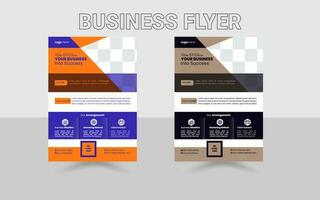 Modern Professional Flyer Template, Simple Flyer, Flyer Design Template, Corporate Flyer Design, Colorful Flyer Template, Creative Flyer Design, Editable Flyer, Abstract Flyer, Minimal Flyer Design vector