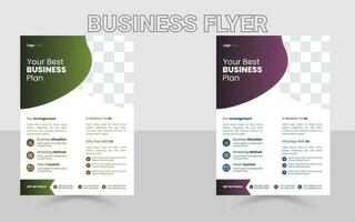 Modern Professional Flyer Template, Simple Flyer, Flyer Design Template, Corporate Flyer Design, Colorful Flyer Template, Creative Flyer Design, Editable Flyer, Abstract Flyer, Minimal Flyer Design vector